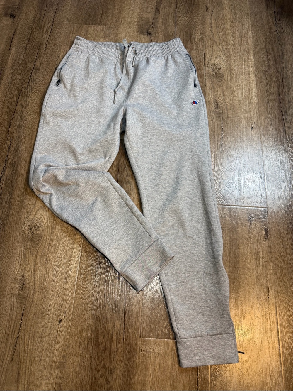 Champion Light Gray Jogger Sweatpants